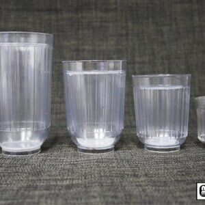 Diminishing Milk Glasses (multum in Parvo) by Mr. Magic